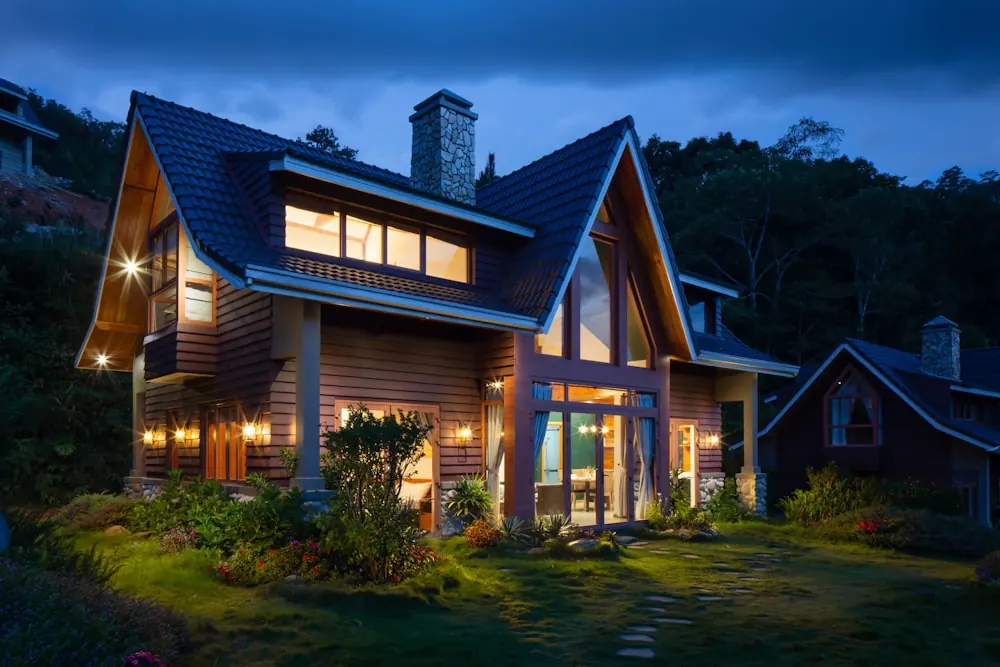 Two-Tone Modern Home